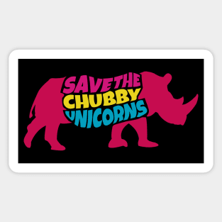 Save the Chubby Unicorns Sticker